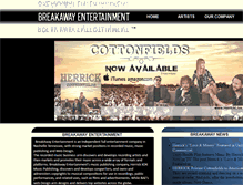 Tablet Screenshot of breakawayentertainment.org